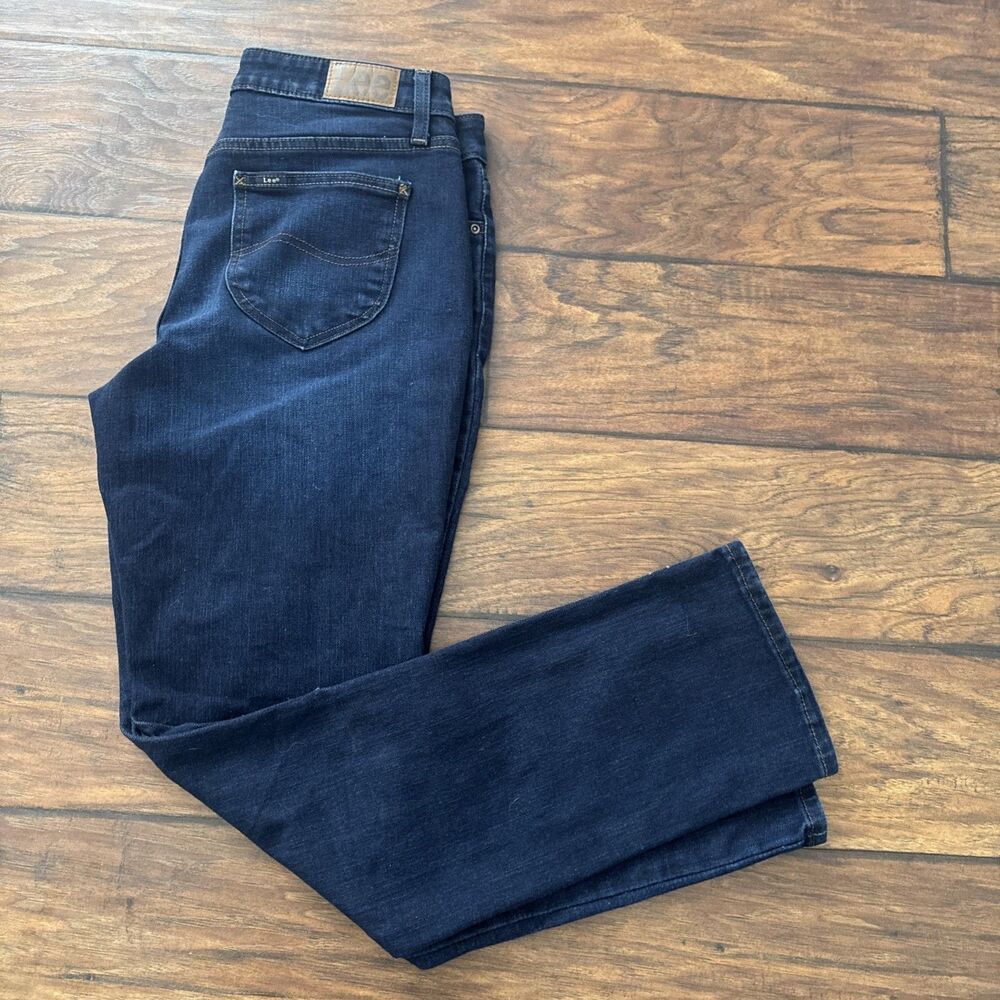 Lee Sculpting Women’s 12L Regular Fit Mid Rise Blue Denim Jeans Stretch 5-Pocket - Picture 11 of 12